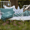 Muslin Nile blue