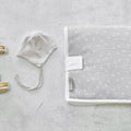Muslin gray dandelion clocks