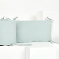 Muslin gold dots on Green