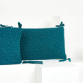 Muslin gold dots on Petrol