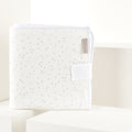 Muslin gold dots on White