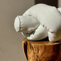 Linen light greenish white
