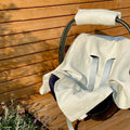Linen light greenish white