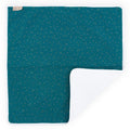 Muslin gold dots on Petrol