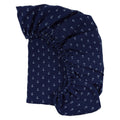 Muslin dark blue anchors