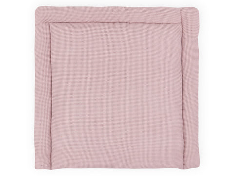 Waffel Piqué rosa – Wickelauflage Waffelpiqué – Rosa, Aufsicht