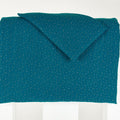 Muslin gold dots on Petrol