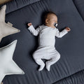 Muslin gold dots on Gray