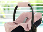 Babydecke für Babyschale Sommer aus Doppelkrepp – rosa, Anwendung