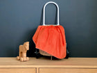 Babydecke Breitcord Orange – Lifestyle