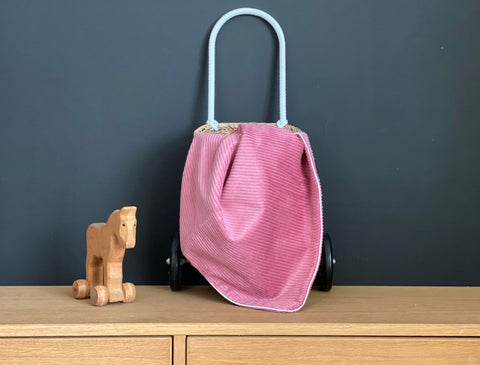 Babydecke Breitcord Rosa – Lifestyle