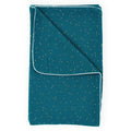Muslin gold dots on Petrol
