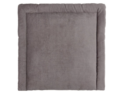 Cord Breitcord Grau – Wickelauflage Breitcord – Grau, Aufsicht