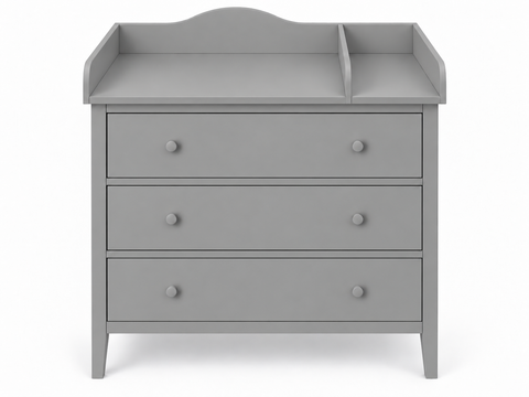 Changing attachment for GULLABERG 99 cm - XXL, gray, with divider compartment