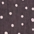 Muslin dark gray dots