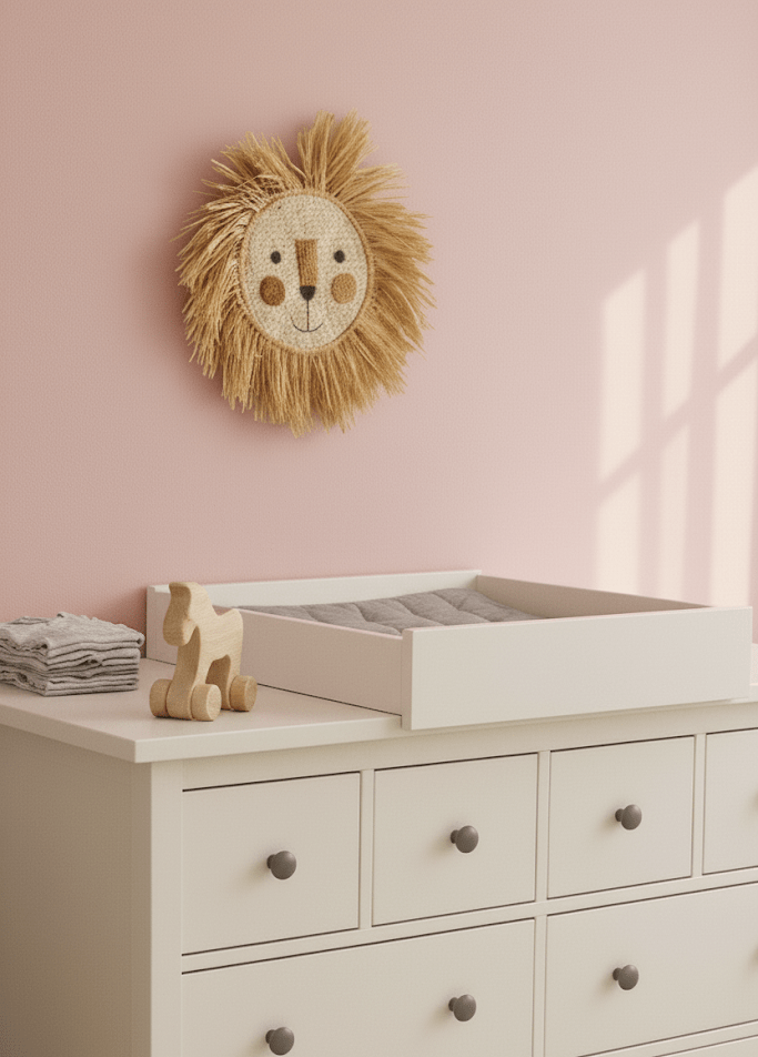 Aankleedopzet voor commode voor HEMNES-commode met 3 laden – om dwars te verschonen – aankleedoppervlak 50 × 70 cm