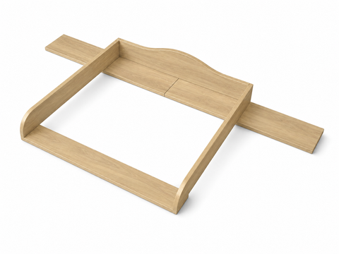 Commode-opzetstuk voor ANKARUDDEN met 6 laden en 2 binnenladen – eikenlook – verschoonoppervlak 78 × 78 cm