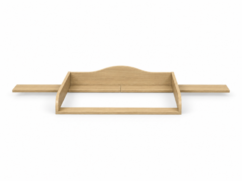 Commode-opzetstuk voor ANKARUDDEN met 6 laden en 2 binnenladen – eikenlook – verschoonoppervlak 78 × 78 cm