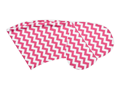 Borstvoedingskussenhoes chevron magenta