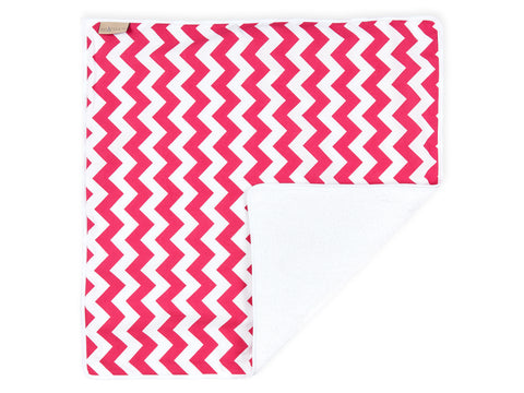 Wickelonderlaag Chevron magenta